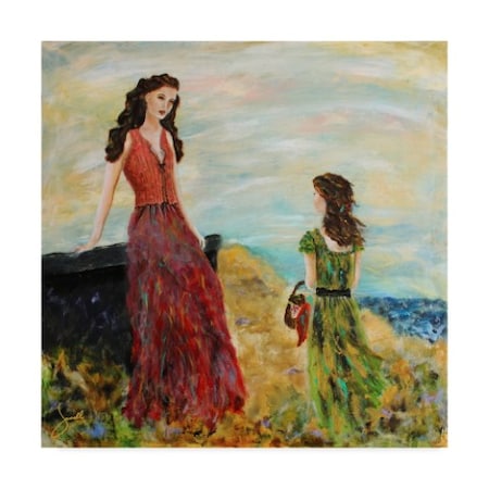 Janelle Nichol 'A Quiet Afternoon' Canvas Art,35x35
